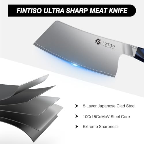 FINTISO Cleaver Knife - Thumbnail 4