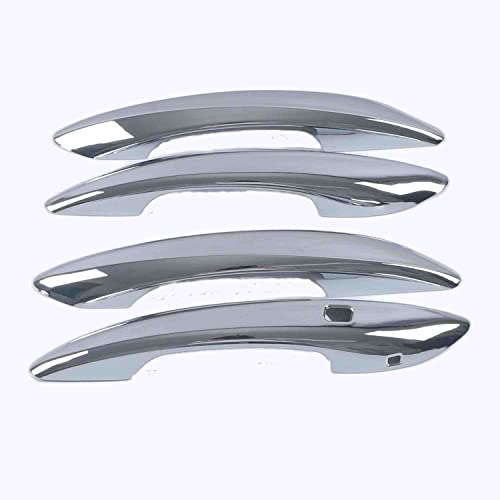 Garniture poignée chrome et carbone premium pour Hyundai Elantra