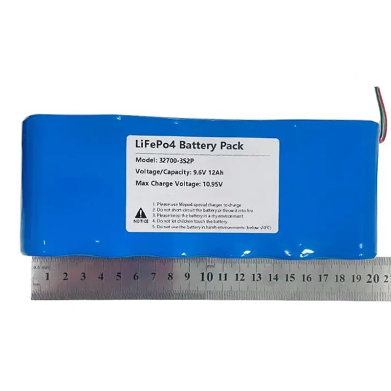 batteria di 12000mAh 9.6V 3S2P 12Ah con XT60 per l'applicazione elettrica della luce solare
