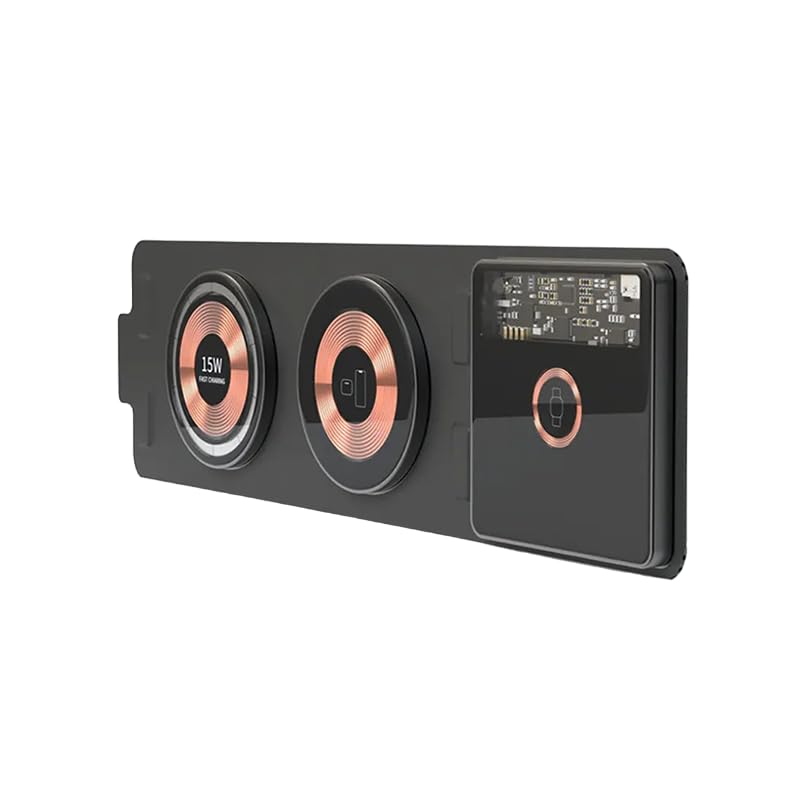 Chargeur pliable 3 en 1 station induction 15W avec support téléphone et montre iOS noir