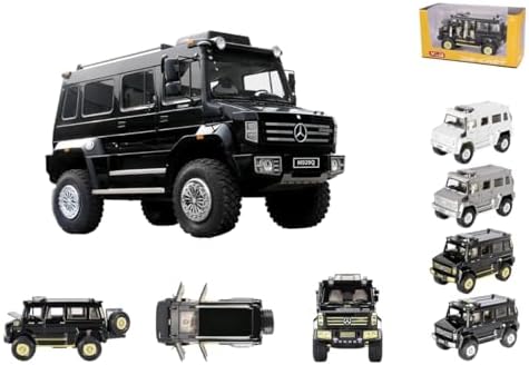 Magicwand® 1:24 Scale Die-Cast Merrc U5000 Monster with 6 Openable Doors Working Headlights & Tail Lights【Pack of 1】【Colors as Per Stock】