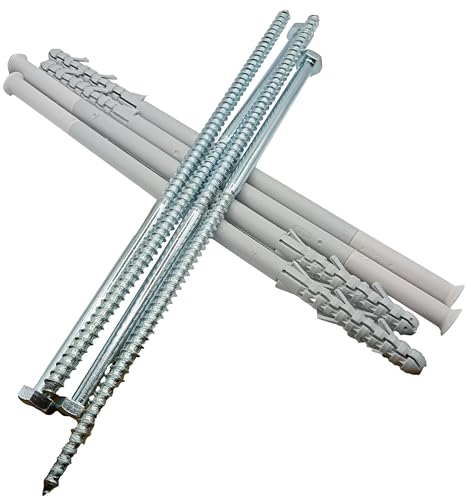 Ancrages muraux robustes de 30,5 cm offrant une fixation structurelle de haute précision