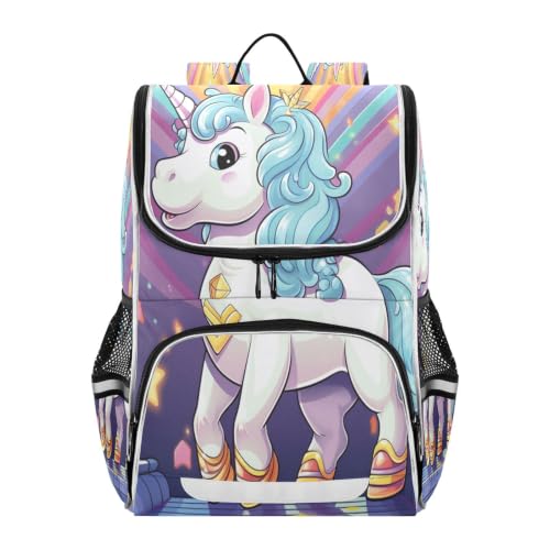 Sac à dos arc-en-ciel pour la rentrée scolaire et les sorties de loisirs