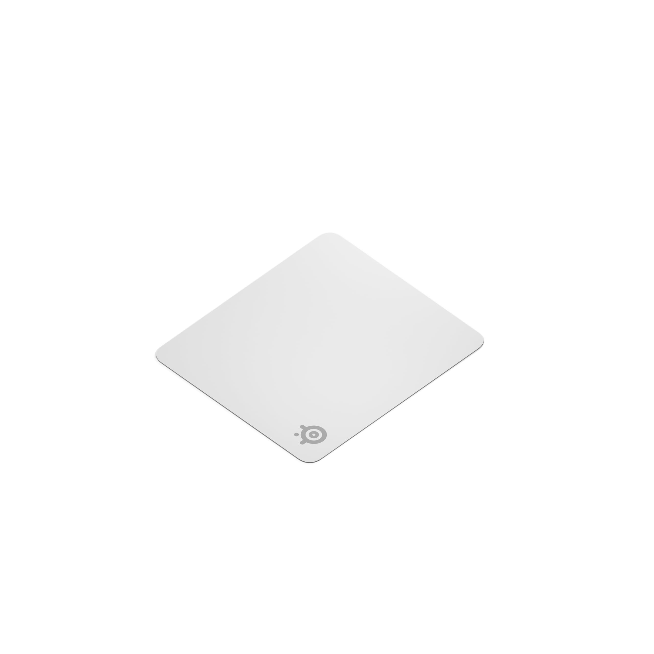 SteelSeries Tapis QcK Grand - Blanc - Base antidérapante en Caoutchouc - Suivi et stabilité de Pointe - Optimisé pour capteurs Gaming - 450 mm x 400 mm - FPS, MOBAs, RTS, MMO