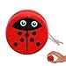 KooingTech Yoyo for Kids 3-4, Yo Yo Ball of Toy, Ladybug Yoyo Ball Wooden for Kids AntiWear, Toddler Cartoon Design, 2.36X2.36 in