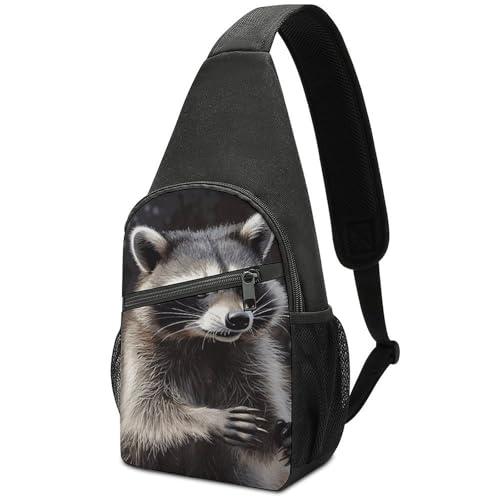 Mochila cruzada ligera Raccoon Sling Bag para trekking miniatura 1