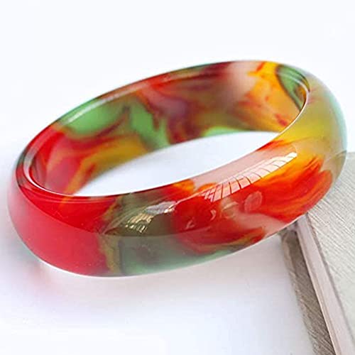 Cadeau d'Anniversaire pour Mère : Bijoux de Jade et Chalcédoine de Mode avec Boîte