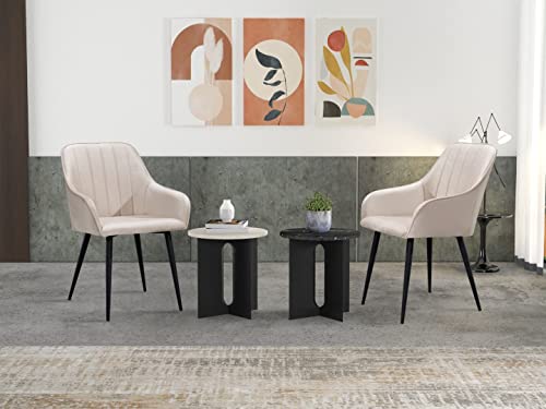 Soof&Tess Módena Silla de Comedor, Beige, Talla única, 2 Unidades