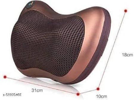 Fitaza Car Home Massage Pillow - Car Home Massager Pillow 8028 for Cervical Neck, Lower Back Lumbar Abdomen Arm Thigh Foot Body Relaxation Massager. 4