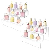 display4top 3 Escalones Expositor de esmaltes de uñas, de metacrilato (200 * 200 * 200 * 2)