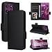 Produktbild Rojeuinn Handyhülle Motorola Edge 60 Pro 5G Hülle mit 1 Panzer Glas Premium PU Leder Klapphülle Motorola Edge 60 Pro 5G [Kartenfach] [Ständer] Magnet Klappbar Flip Case Tasche