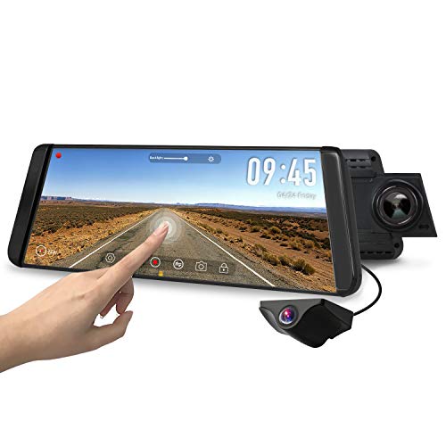 AUTOVOX X2 Mirror DashCam Streaming Media Backup Cam...