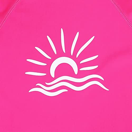 TFJH E Girls & Boys Long Sleeve Rashgurad Swimsuit UPF 50+ Kids Swimwear Sunsuits3