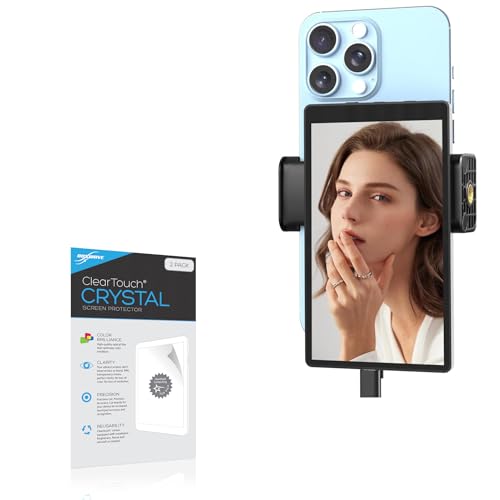 BoxWave Screen Protector Compatible With VITANO Vlog Monitor (5 in) - ClearTouch Crystal (2-Pack), HD Film Skin - Shields From Scratches