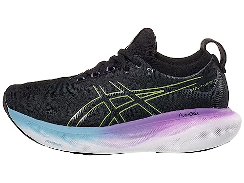 ASICS Nimbus 25 Donna Laufschuhe Schwarz Gelb
