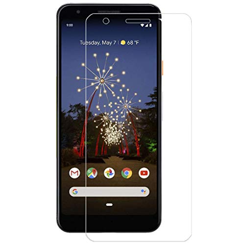 [2 paquetes] Protector de pantalla para Google Pixel 3a XL, protector de pantalla de vidrio templado para Google Pixel 3a XL, antiarañazos HD transparente para 6.0 pulgadas Google Pixel 3a XL