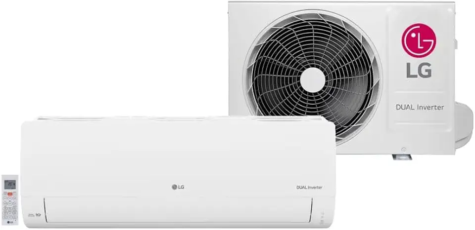 LG Ar Condicionado Split LG AI Dual Inverter Compact 9000 BTU/h Frio S3-Q09AAQAK - 220 Volts