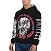 Men Hoodie Electric Casual Sweatshirt Long Sleeve Call&boy Pullover Hooded Neck Tops for Men Teens Boy Black with Pocket for Fans Gift #2