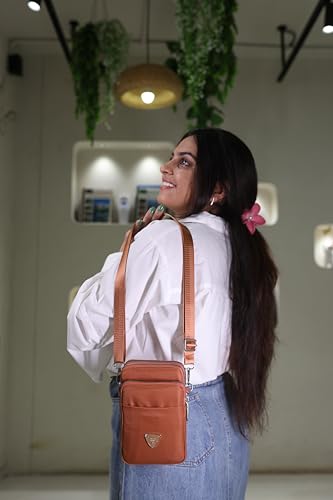 Image of J I Women's Small Cross-Body Phone Bag Stylish Mobile Cell Phone Holder Pocket Purse Wallet Sling Bag Mini Shoulder Bags