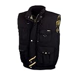 teXXor Arbeitsweste Trondheim, gefütterte Weste M, schwarz, 4258