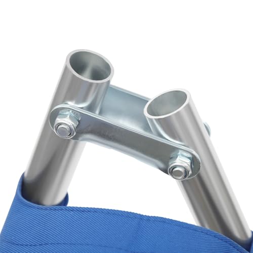 Folding Stretcher for Emergency w/Trolley 4 Wheels & Straps, Aluminum Alloy Portable Emergency Medical Stretcher for Hospital Clinic Home Sports Venues Ambulance
