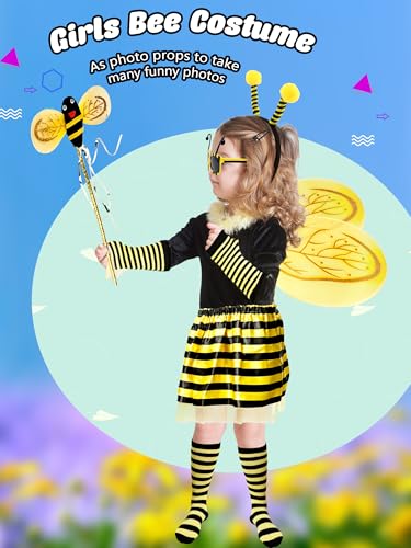 Disfraz de Abeja para Niñas 8 Piezas Kit miniatura 6