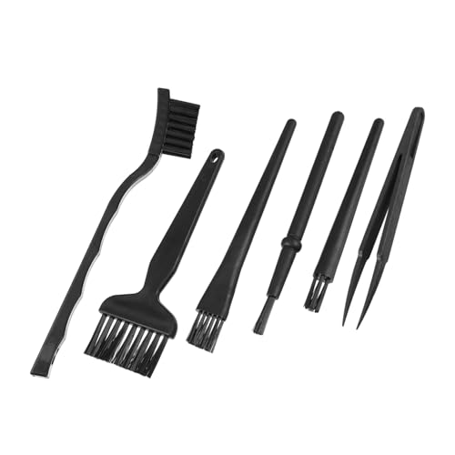 Uonlytech Anti-Static Brush Set for Keyboard 6pcs Computer Cleaning Brush Kit Electronics Cleaning Kit Pc Duster Static-Free