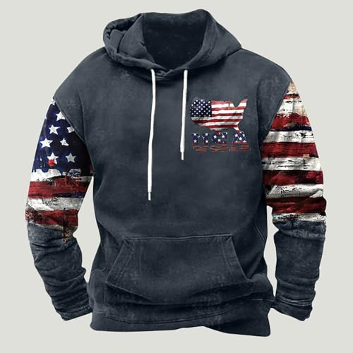 Hoodies for Men Aztec Western Cowboy Hooded Sweatshirt Vintage Ethnic Country Graphic Oversized Hoodie with Pocket2