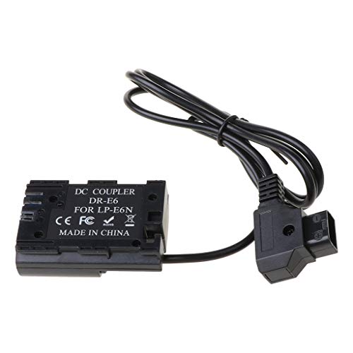 Adaptateur d-Tap LP-E6 décodé pour reflex Canon 5D et 6D
