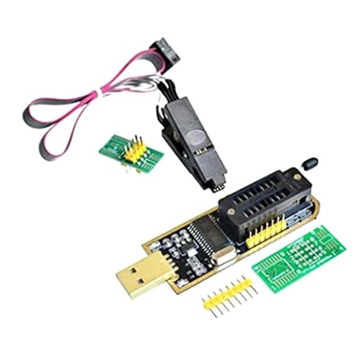 Aboiled CH341A 24 25 Serie EEPROM Flash BIOS USB Módulo de programación + SOIC8 SOP8 Test Clip para EEPROM 93CXX / 25CXX / 24CXX | Ya disponible en tu tienda friki favorita! En mundofriki.es! Aboiled CH341A 24 25 Serie EEPROM Flash BIOS USB Módulo de programación + SOIC8 SOP8 Test Clip para EEPROM 93CXX / 25CXX / 24CXX | Ya disponible en tu tienda friki favorita! En mundofriki.es!