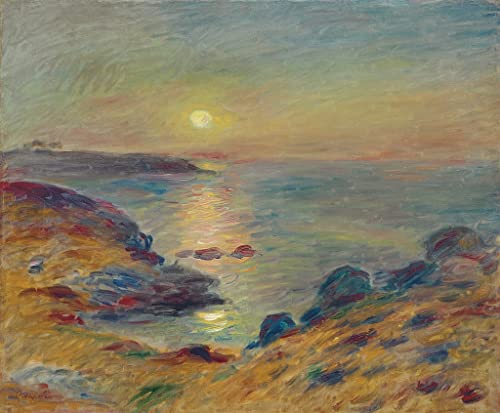 Affiches et gravures Renoir Coucher de soleil habiller un grand mur vide salon