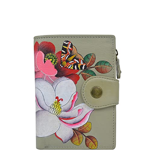 Anna by Anuschka Mujer, Cartera de Piel auténtica Pintada a Mano, Flores de ensueño, Talla única Cover