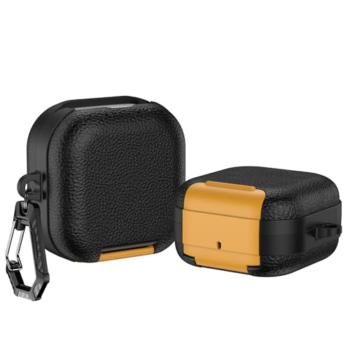 KOOLRIVER�EFor Galaxy Buds4 �P�[�X �ϏՌ� Pro �J�o�[�J���r�i�t�� PU���U�[ �X�^���h�@�\���� Qi�[�d ���C�����X�[�d�Ή� �V���v�� �ی�J�o�[(�C�G���[)