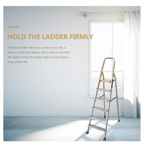 Garneck Rutschfeste Gummifüße Für Leitern - 4 Stück - Maße Idealer Schutz Für Holzleitern Und Stühle Sorgt Für Stabilität Und Bei Allen Arbeiten