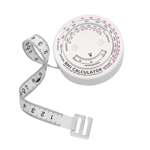 Mètre à ruban avec calculatrice intégrée pour couture et mesure du corps