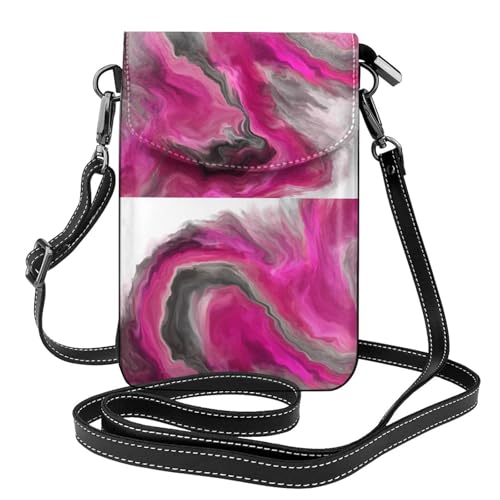 Pochettes pour téléphone portable femmes petit sac bandoulière gris