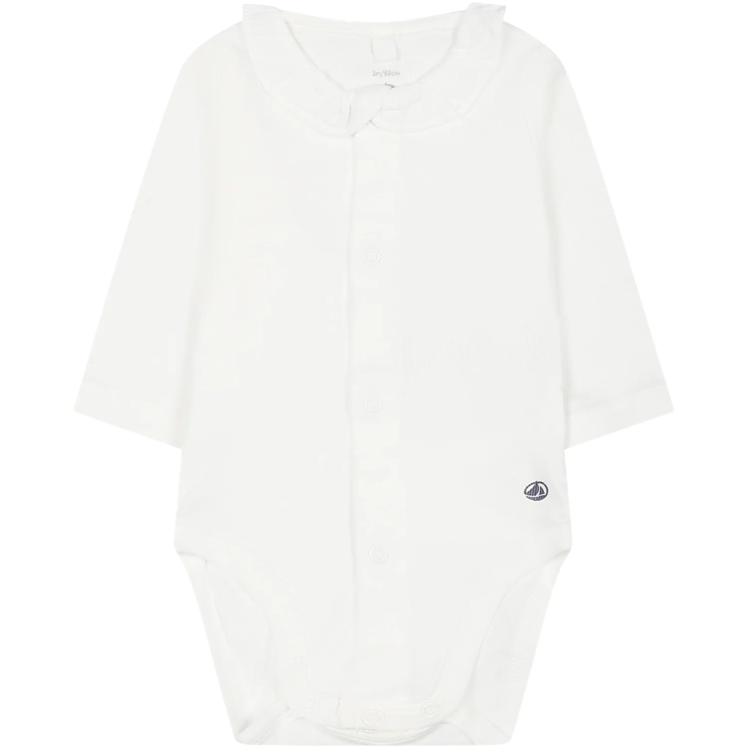 Petit Bateau Baby-Mädchen Kurzarm-Body mit Kragen