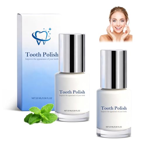 Smile Actives Pro Whitening Gel - Instant Teeth Paint for Daily Use, Safe & Gentle Liquid Polish Kit Promotes Fresh Breath & Natural Brightness (2Pack)