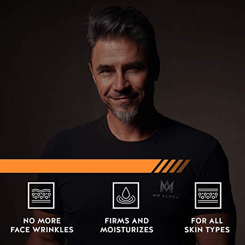 Mr Alpha Anti Aging Face Serum For Men - Mens Face Serum For Dry, Sensitive Skin - Skin Serum For Men With Retinol, Collagen - Face Wrinkle Remover For Men - Facial Moisturizer For Men, 15Ml #TOP2
