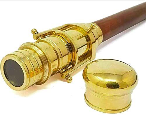 Walking Stick Handle Brass Wooden Cane Vintage Head Antique Victorian Gift Style Designer Solid Handmade Silver Knob Shaft Nautical Black