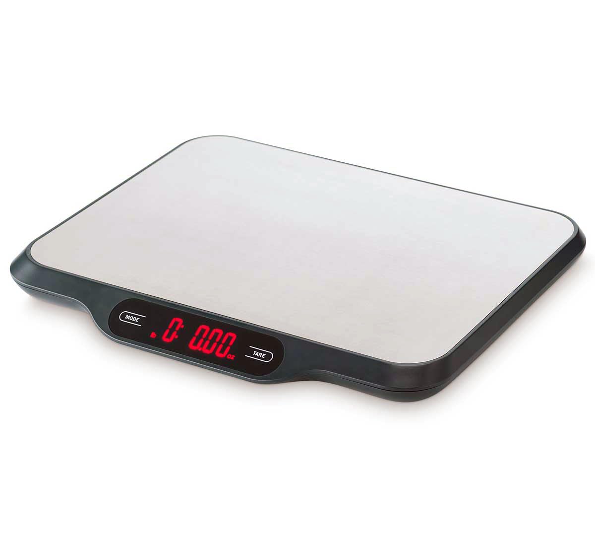 MBH - Balanza de cocina industrial con plataforma INOX para profesionales de la hostelería. Báscula digital de alta precisión con pantalla LED para bar y restaurante.