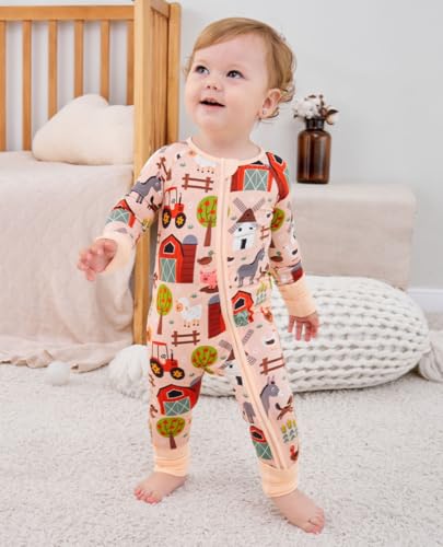 Bamboo Viscose Baby Pajamas - Infant One Piece Footless Romper Baby Boys Girls Jumpsuits Clothes2