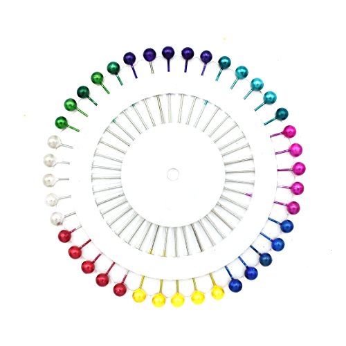 Firefly 480 Pcs Assorted Color Straight Pins 1.5" Pearlized Ball Head For Sewing Quilting And Craft Decoration #TOP1