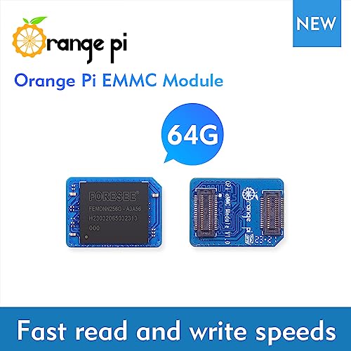 Image of Orange Pi 5 Plus 8G with 64GB eMMC Module RK3588 8 Core 64 Bit Single Board Computer, 2.4GHz Frequency Open Source Board Run Orange Pi OS,Android,Debian,Ubuntu (Pi 5 Plus 8G+64GB eMMC+TC Supply)