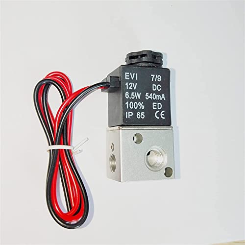 Vanne pneumatique électrique 12V 24V électrovanne 3 voies 2 positions NC