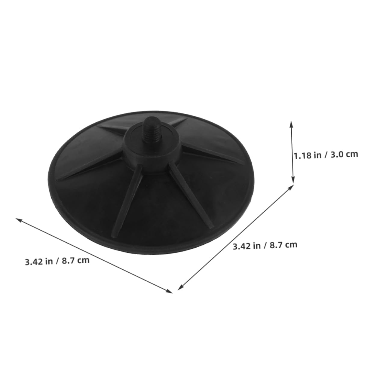 JOINPAYA 4pcs Boxing Sandbag Base: Sturdy Suction Cups Freestanding Mount Rubber Tumbler for Boxing Training Home