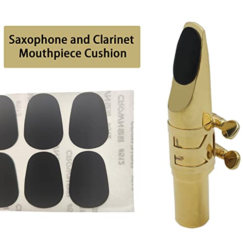 Cheerock 160Pcs 0.8Mm Saxophone Mouthpiece Pads, Clarinet Mouthpiece Cushions, Sax Mouthpiece Cushions Compatible With Alto Saxophone, Soprano Saxophone, Tenor Sax #TOP2