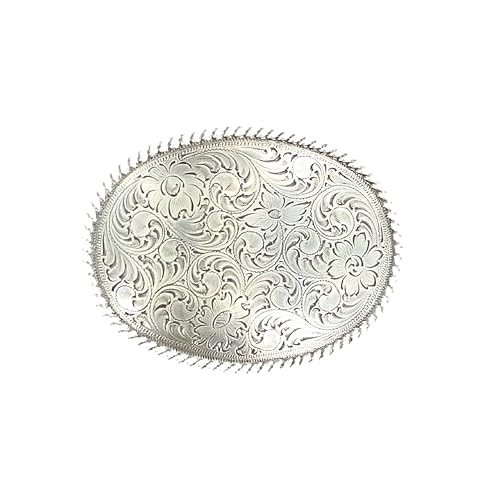Nocona Belt Company Floral Western Belt Buckle -- 37222