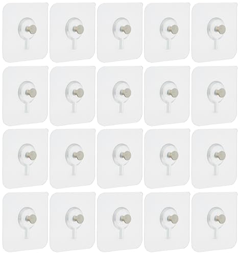 Amazon Brand - Solimo Heavy-Duty Adhesive Wall Photo Frame Hooks | For Hanging Clothes, Hats, Keys, and more (Pack of 20) (B0D7CPZWW3) Amazon Price History, Amazon Price Tracker