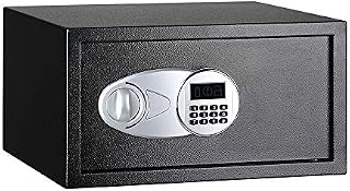 AmazonBasics Steel, Security Safe Lock Box, Black - 1 Cubic Feet